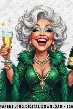 champagne diva emerald glam granny graphics 125322287 1 1 580x435