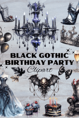 dark gothic birthday party elements graphics 73213885 1 1 580x387