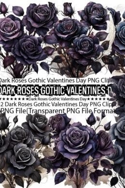 dark roses gothic valentines day png graphics 112315251 1 1 580x387