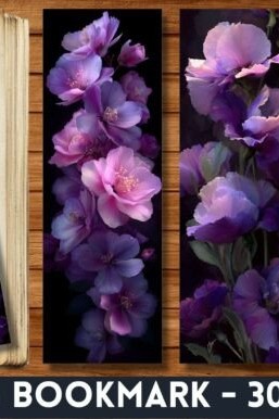deep purple floral dark art bookmark graphics 136717759 1 1 580x386