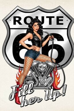route 66 pinup rider pinup girls png graphics 135201395 1 1 580x387