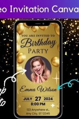 vdo birthday invitation canva template graphics 98662562 1 1 580x387