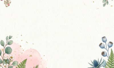 Birthday Invitation Background HD — Elegant Watercolor Canva Template
