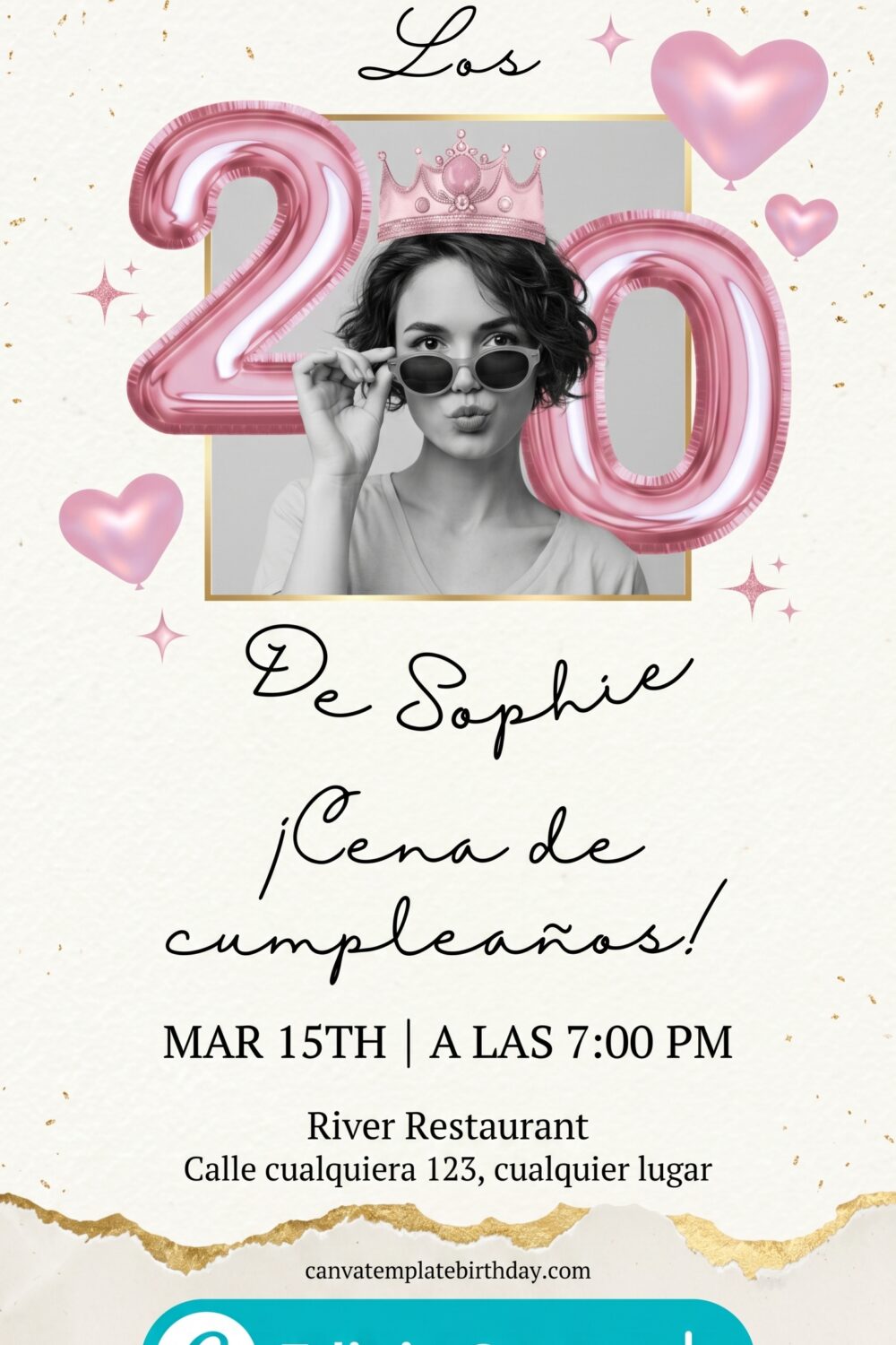 birthday invitation flyer fun colorful design printable editable
