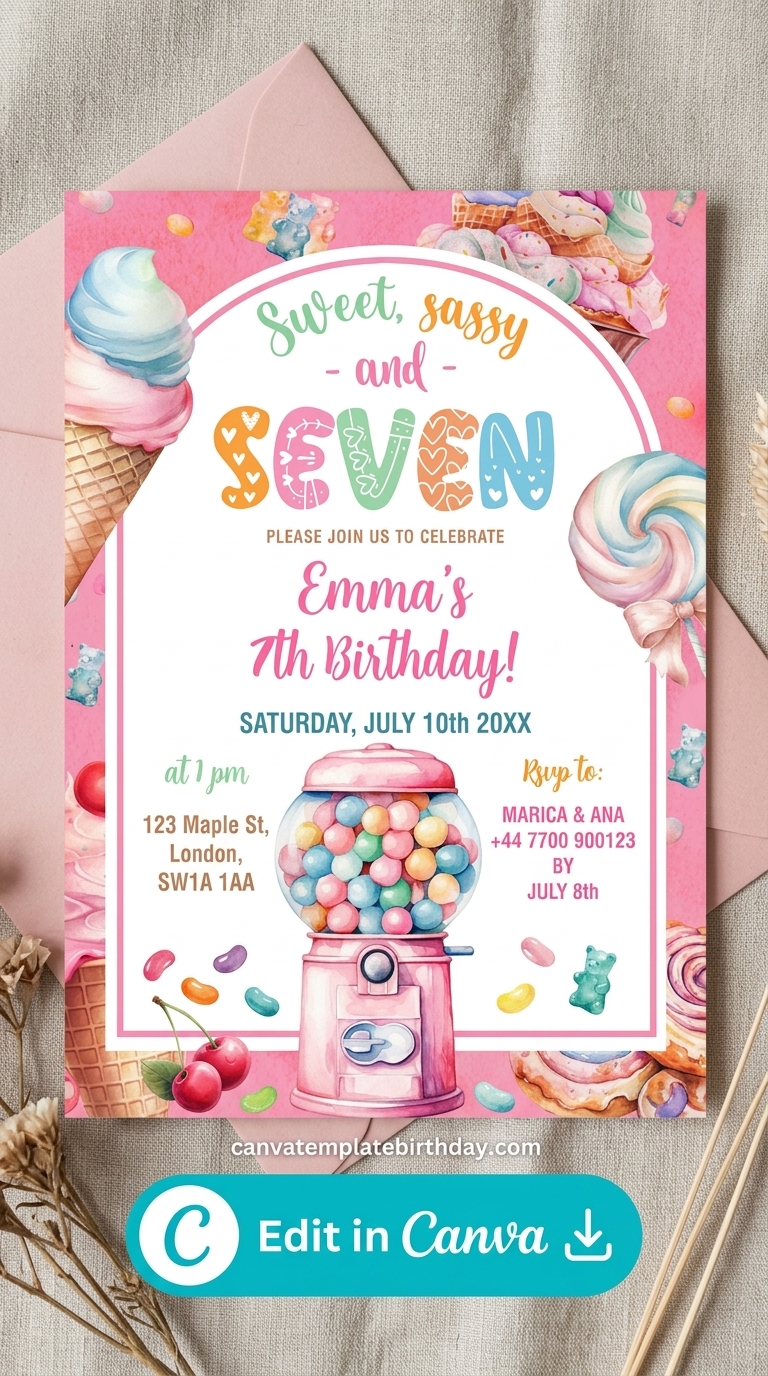 Birthday Invitation for Kids