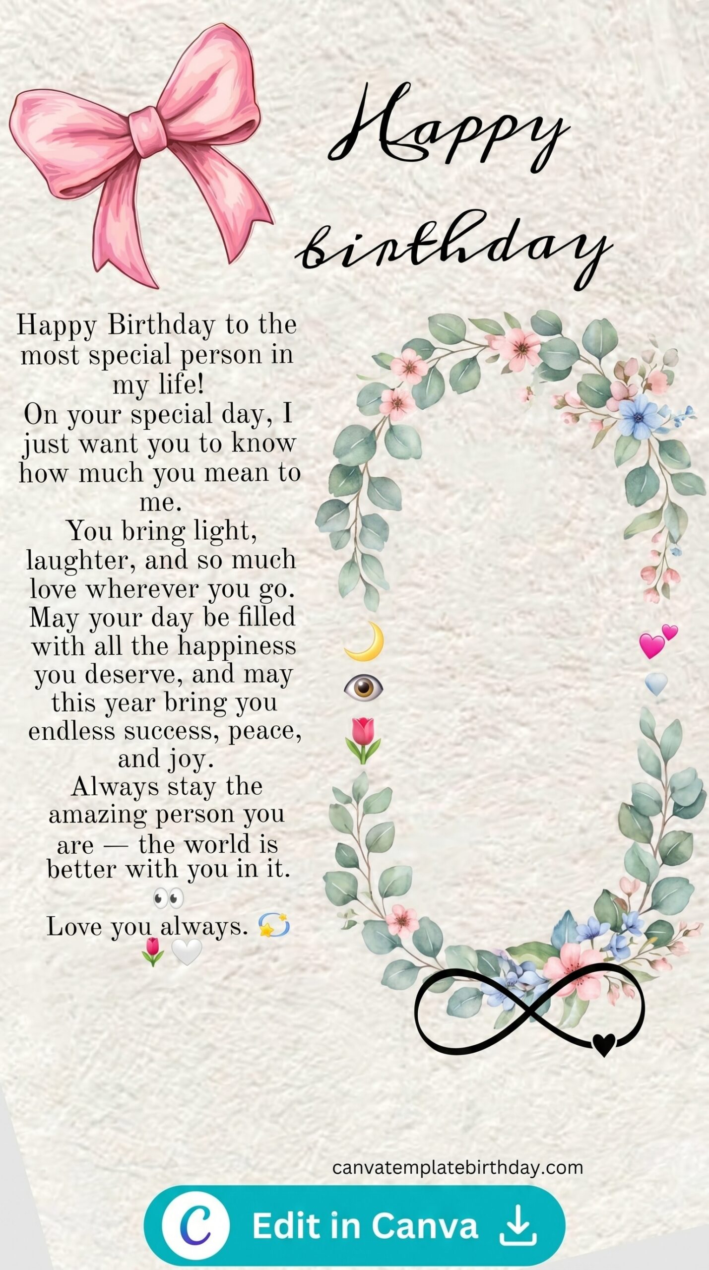 birthday letter to sister heartfelt special message ideas printable editable