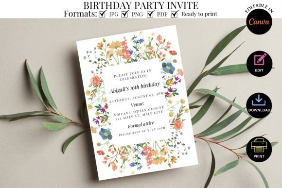 birthday invitation format birthday invitation format design 7 printable editable