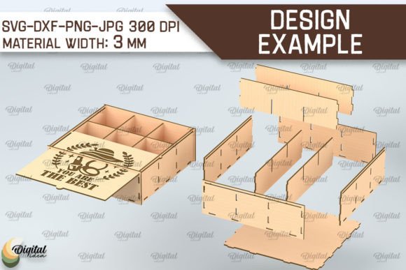 Birthday Laser Cut Boxes design 7 birthday printable