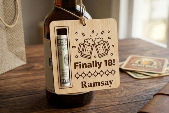Birthday Money Box and Holders Laser Cut design 12 birthday printable