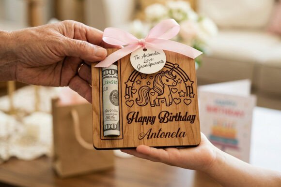 Birthday Money Box and Holders Laser Cut design 13 birthday printable