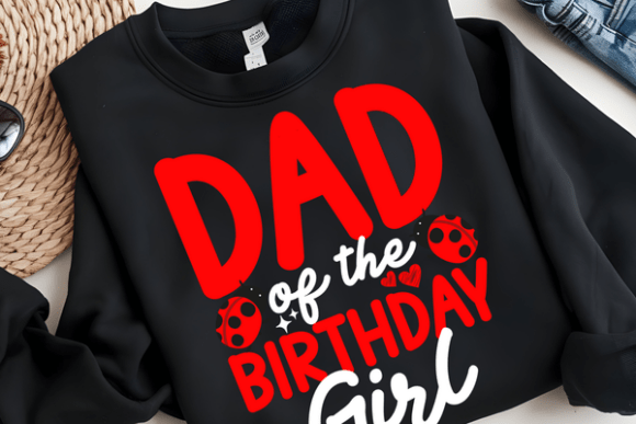 black and white aesthetic birthday birthday dad shirt, birthday girl png gr printable editable