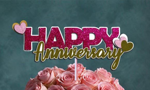 Cake Topper design 10 birthday printable