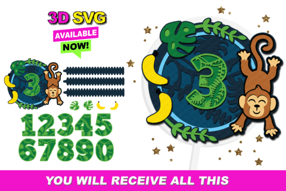 Cake Topper design 11 birthday printable