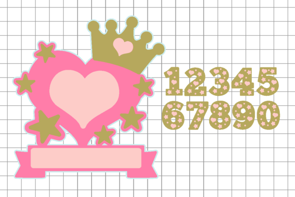 Cake Topper design 13 birthday printable