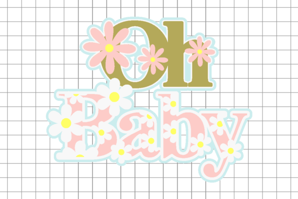 Cake Topper design 4 birthday printable