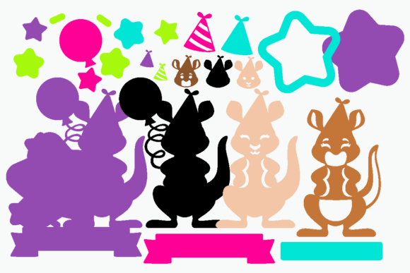 Cake Topper design 7 birthday printable