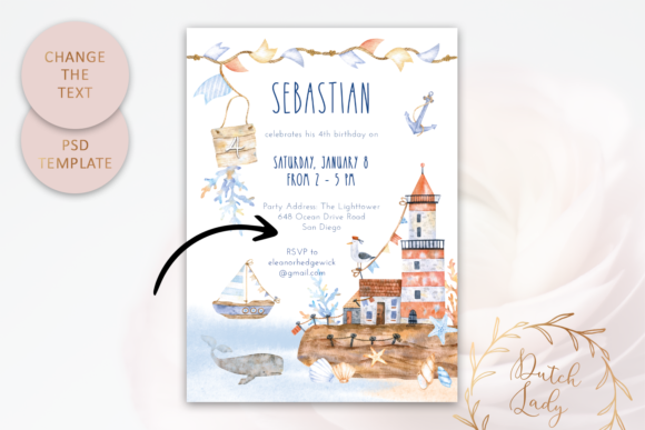 kids birthday invitation template design 11 printable editable