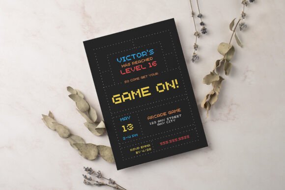 kids birthday invitation template design 4 printable editable