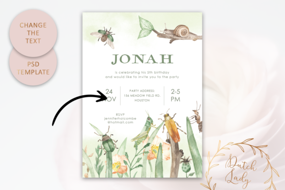 kids birthday invitation template design 9 printable editable