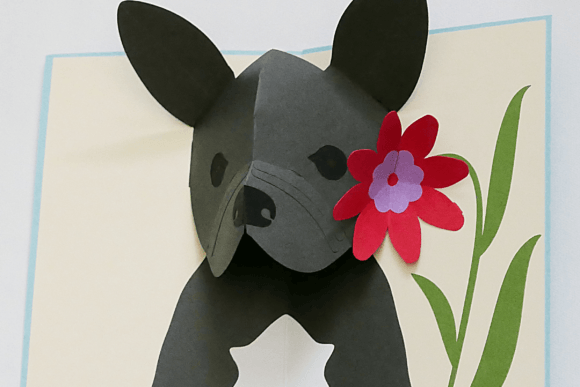 Pop-up Card animals design 10 birthday printable