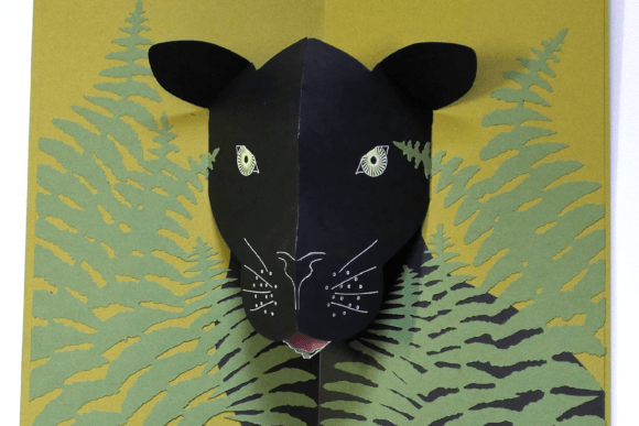 Pop-up Card animals design 12 birthday printable