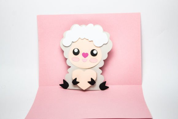 Pop-up Card animals design 6 birthday printable