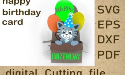 Pop Up Card Birthday design 1 birthday printable