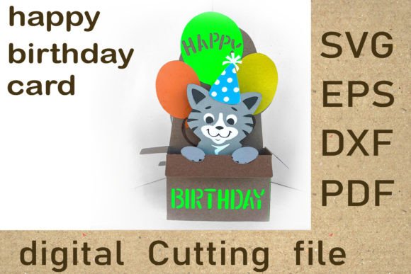 Pop Up Card Birthday design 1 birthday printable