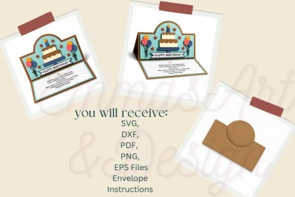 Pop Up Card Birthday design 14 birthday printable