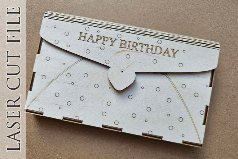 14 Laser Cut Birthday Gift Box SVG Files