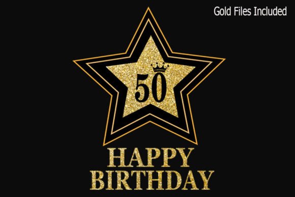 birthday decoration ideas 50 years 50th birthday svg gold printable editable