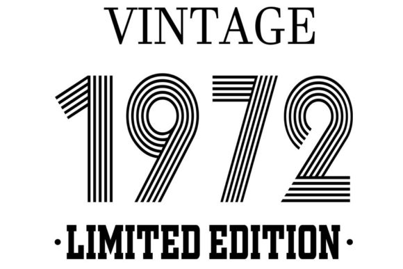 birthday decoration ideas 50 years vintage since 1972 svg birthday 50 printable editable