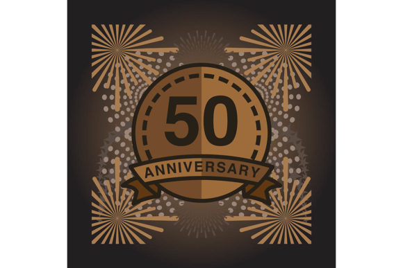 birthday decoration ideas 50 years 50 anniversary poster banner vector printable editable