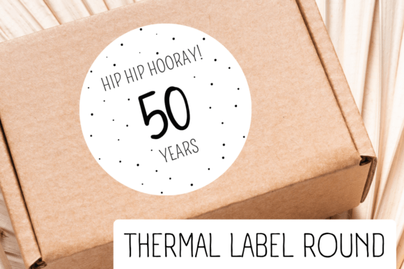 birthday decoration ideas 50 years hip hip hooray thermal label sticker 50 printable editable