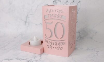 50th birthday decoration svg printable editable