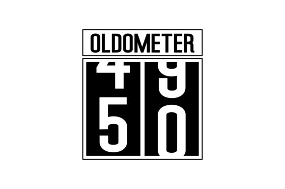 50th birthday decoration svg printable editable