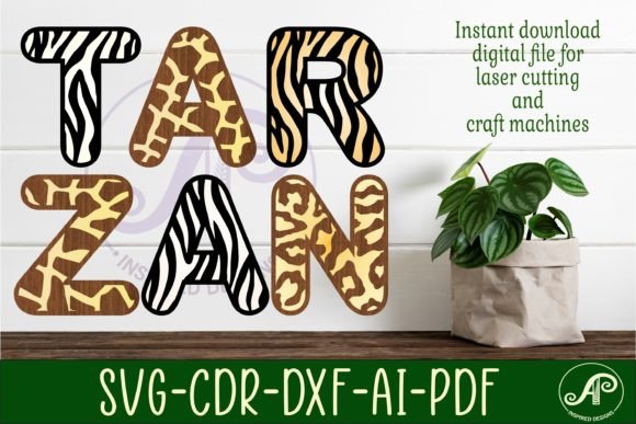 Wild Animal Print Letters Alphabet X 78 printable editable