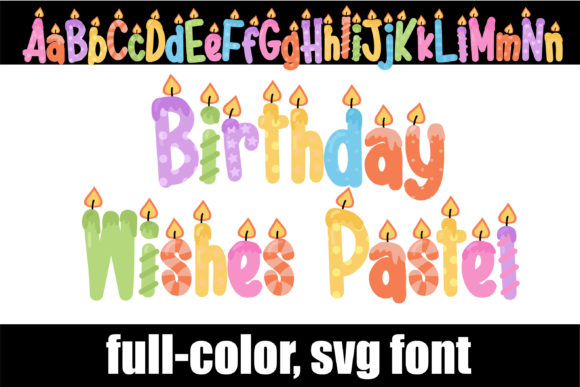 birthday wishes pastel font by illustration ink alt birthday photoshoot printable editable