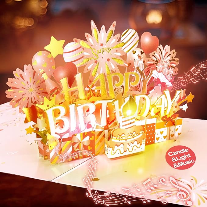 Pop-Up Musical Birthday Card