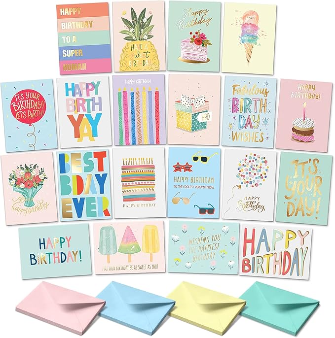 Birthday Cards Assortment Box