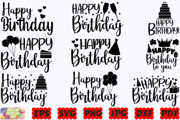 birthday decoration ideas at home happy birthday svg birthday svg png printable editable