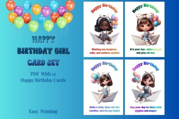 birthday invitation for 13 year old girl happy birthday girl card set printable editable