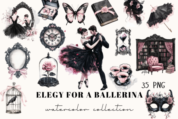 black coquette party design printable editable 3