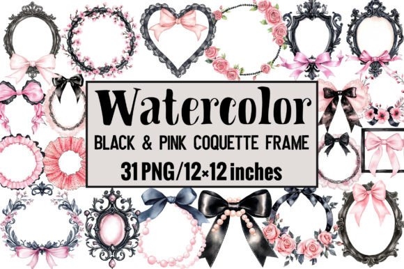 black coquette party design printable editable 9