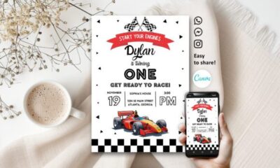 boy birthday invitation printable editable 1