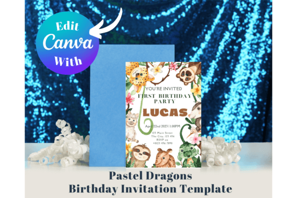 boy birthday invitation printable editable 7