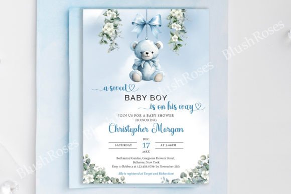 boy birthday invitation printable editable 8