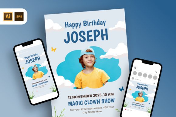 boy birthday invitation printable editable 27