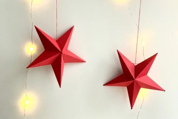 budget friendly birthday decoration ideas five-pointed stars set printable editable