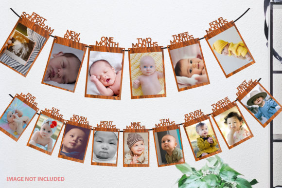 budget friendly birthday decoration ideas 12 months first birthday banner block printable editable